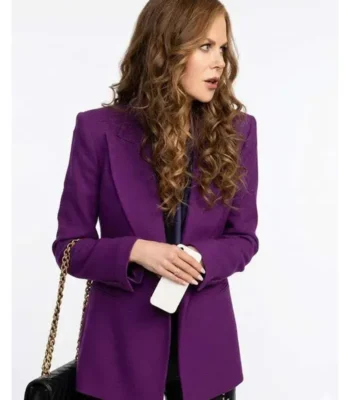 Margo’s Got Money Troubles Lace Purple Blazer