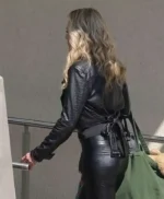 Margo’s Got Money Troubles Shayanne Millet Cropped Leather Jacket