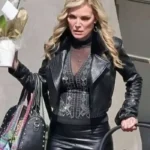 Margo’s Got Money Troubles Shayanne Millet Cropped Leather Jacket