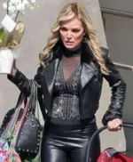 Margo’s Got Money Troubles Shayanne Millet Cropped Leather Jacket