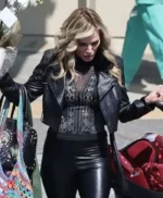 Margo’s Got Money Troubles Shayanne Millet Cropped Leather Jacket