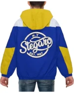 Marie Royal Blue And Yellow Anorak Stegaro Jacket