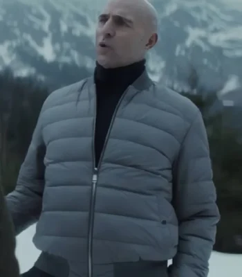 Mark Strong Nine Perfect Strangers S02 Puffer Bomber Jacket