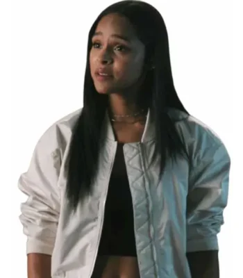 Marshals Andrea Cruz White Bomber Jacket