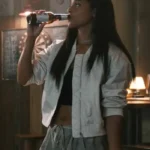 Marshals Andrea Cruz White Bomber Jacket