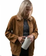 Marshals Dolly Weaver Brown Suede Jacket