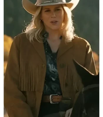 Marshals Dolly Weaver Suede Fringe Jacket