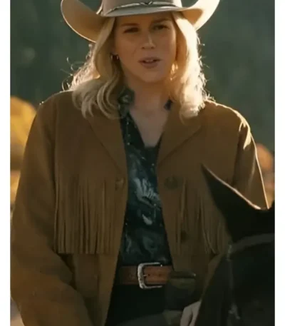 Marshals Dolly Weaver Suede Fringe Jacket