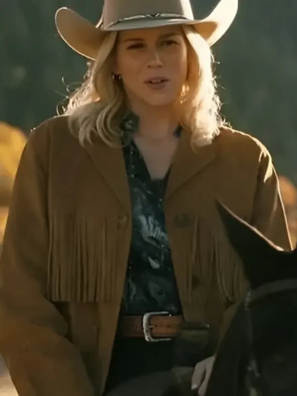 Marshals Dolly Weaver Suede Fringe Jacket