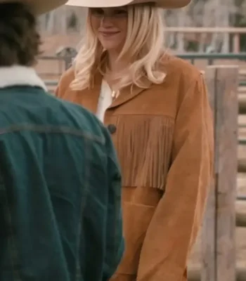 Marshals Dolly Weaver Suede Fringe Jacket