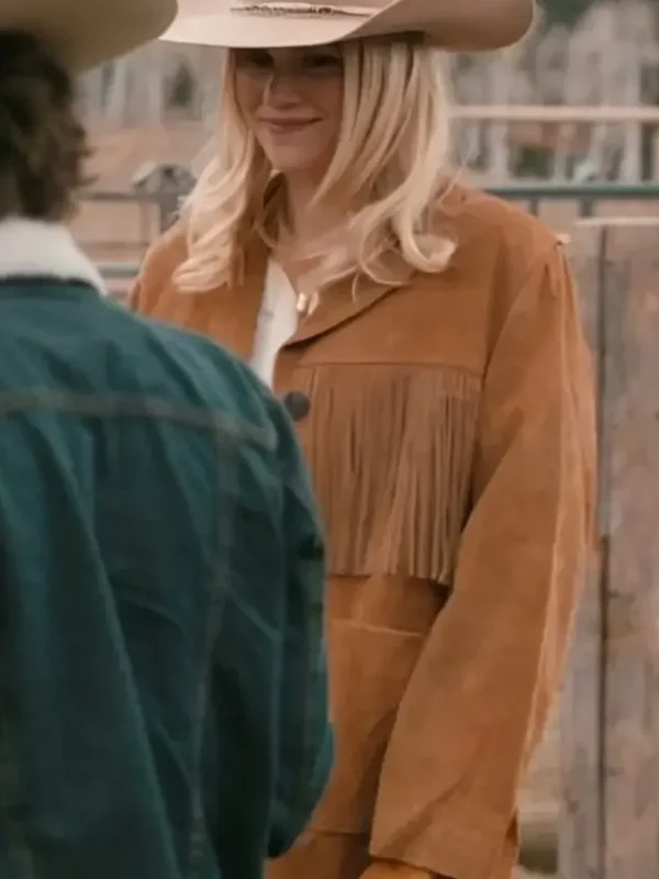 Marshals Dolly Weaver Suede Fringe Jacket