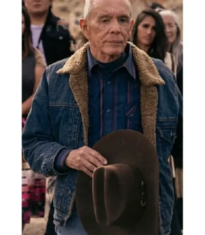 Marshals Felix Long Sherpa Denim Jacket
