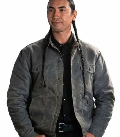 Marshals Miles Kittle Grey Suede Jacket
