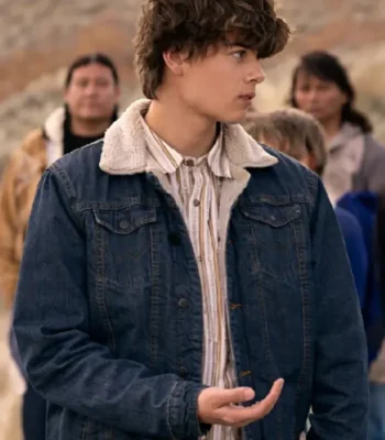 Marshals Tate Dutton Sherpa Denim Jacket