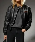 Marty Supreme Bomber Leather Jacket