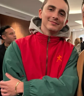Timothée Chalamet Marty Supreme Christmas Jacket