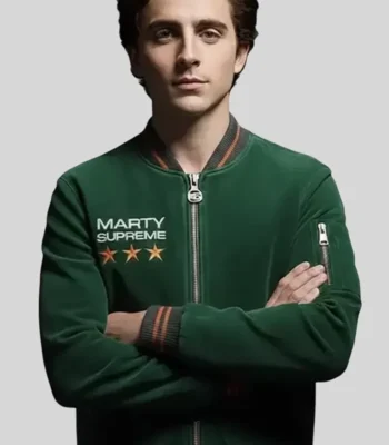 Marty Supreme Green Bomber Jacket