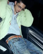 Timothée Chalamet Marty Supreme Green Jacket