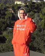 Timothée Chalamet Orange Marty Supreme Jacket