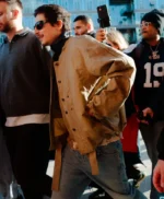 Marty Supreme Timothee Chalamet Khaki Jacket