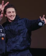 Promotional Event 2026 Timothée Chalamet Blue Jacket