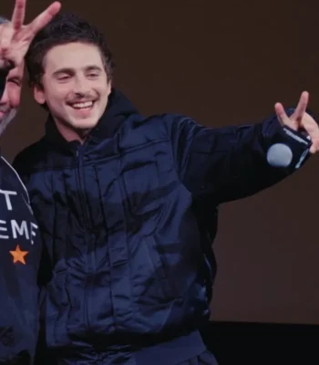 Promotional Event 2026 Timothée Chalamet Blue Jacket