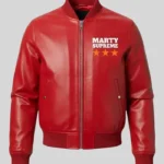 Marty Supreme Leather Bomber Jacket