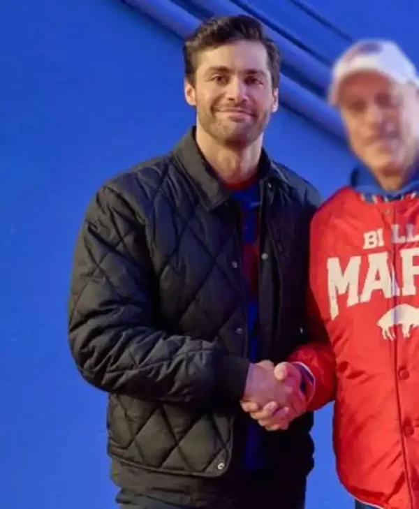 Matthew Daddario Holiday Touchdown A Bills Love Story Quilted Jacket