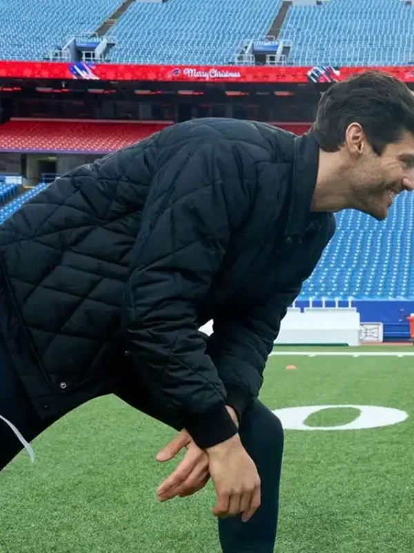 Matthew Daddario Holiday Touchdown A Bills Love Story Quilted Jacket