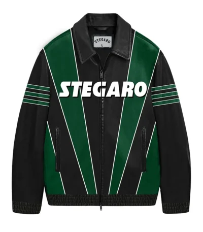 Mccarthy Stegaro Los Angeles Leather Zipper Jacket