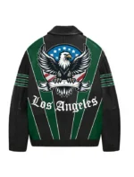 Mccarthy Stegaro Los Angeles Leather Zipper Jacket