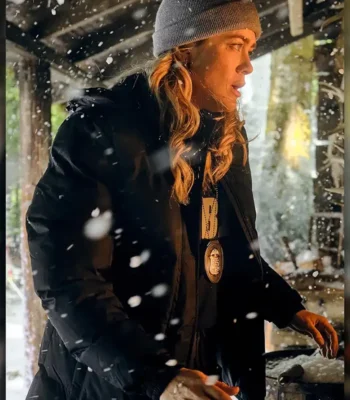Melissa Roxburgh The Hunting Party Puffer Jacket