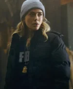 Melissa Roxburgh The Hunting Party Puffer Jacket