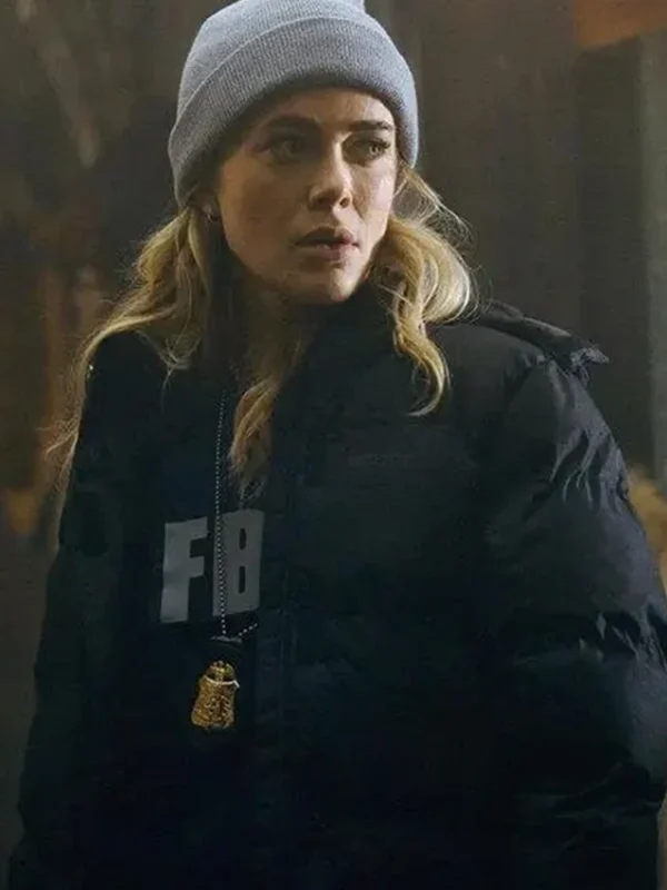Melissa Roxburgh The Hunting Party Puffer Jacket