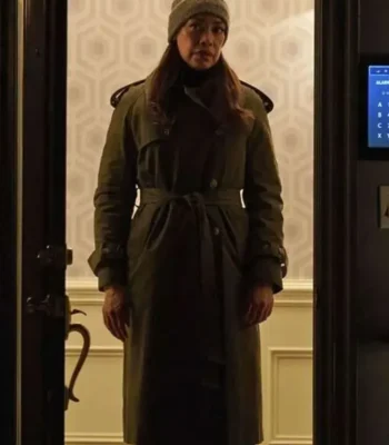 Memory of a Killer Linda Grant Green Trench Coat