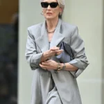 Meryl Streep The Devil Wears Prada 2 Grey Blazer