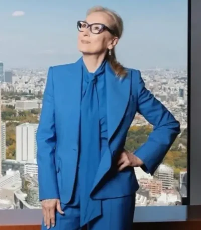 The Devil Wears Prada 2 Press Tour Meryl Streep Blazer