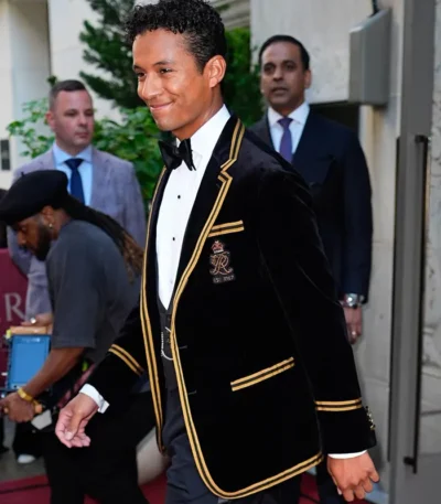 Met Gala 2026 Jaafar Jackson Velvet Blazer