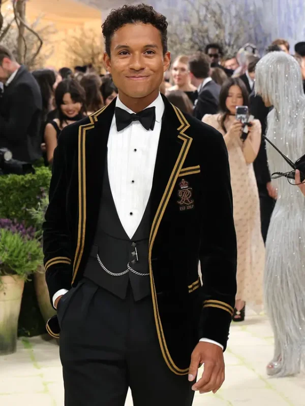 Met Gala 2026 Jaafar Jackson Velvet Blazer
