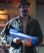 Michael Cera The Running Man Green Jacket