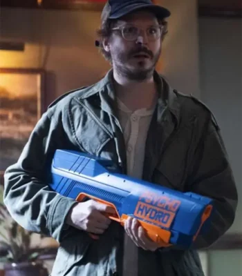 Michael Cera The Running Man Green Jacket