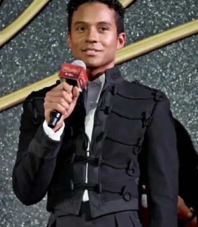 Jaafar Jackson Michael Premiere Black Jacket