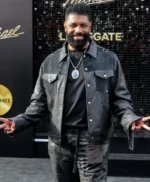 Deon Cole Michael Premiere 2026 Grey Suede Jacket