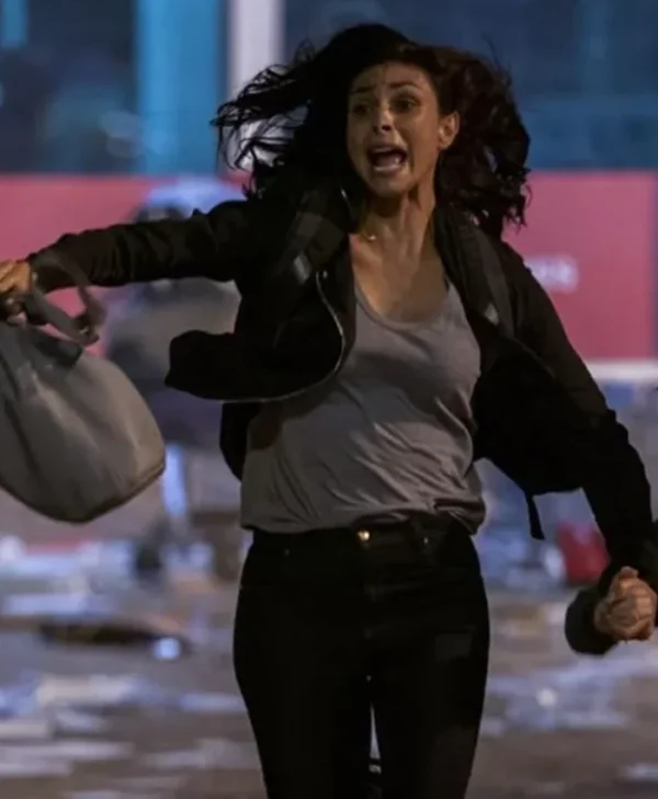 Morena Baccarin Greenland Migration Black Jacket Morena Baccarin Greenland Migration Black Jacket