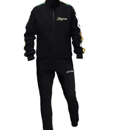Morgon Black Stegaro Tracksuit