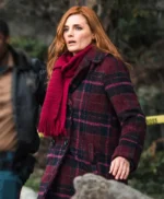 Murder in a Small Town Zoe Strachan Plaid Coat