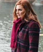 Murder in a Small Town Zoe Strachan Plaid Coat