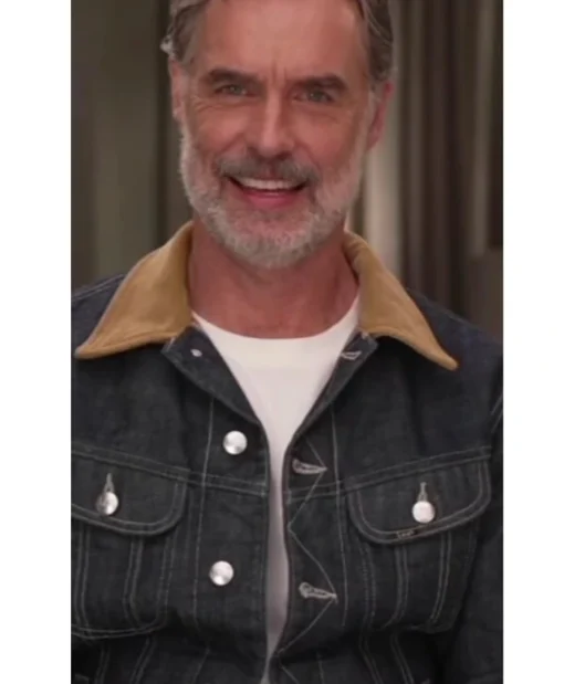 Murray Bartlett Nine Perfect Strangers S02 Denim Jacket Murray Bartlett Nine Perfect Strangers S02 Denim Jacket