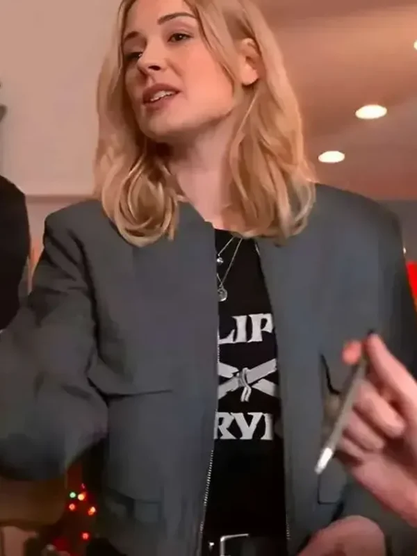 My Secret Santa Alexandra Breckenridge Grey Jacket