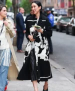 The Devil Wears Prada 2 Screening Eva Chen Floral Coat